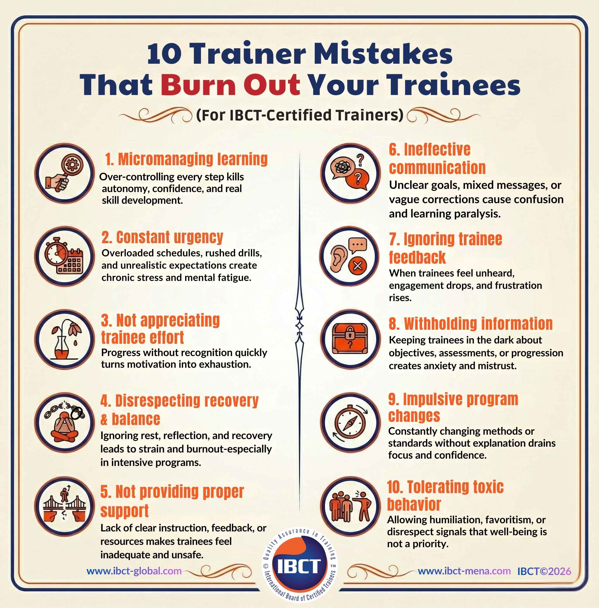 10 Trainer Mistakes That Burn Out Your Trainees