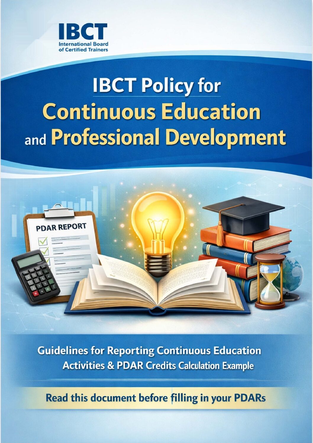 IBCT Policy for Continuous Education and Professional Development